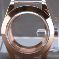 PVD Yellow Gold / Rose Gold AIrKing Explorer Watch Case GB03 36mm/39mm Sapphire For Nh35 Nh36 NH34 NH38 Nh70 Miyota 8215 8285 Movement