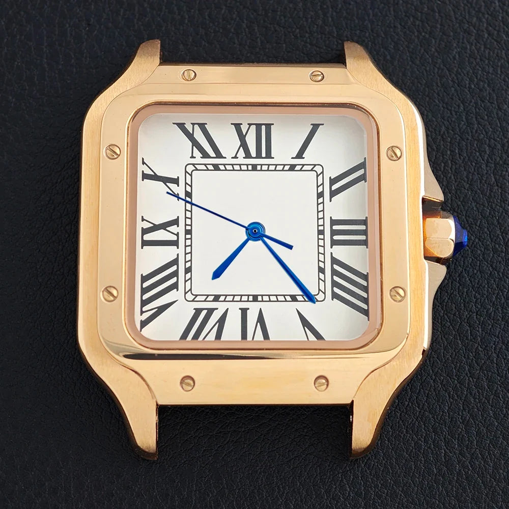 Santos Mod Watch B06A 38mm square watch Japan NH35 Automatic Roman dial 5ATM Sapphire