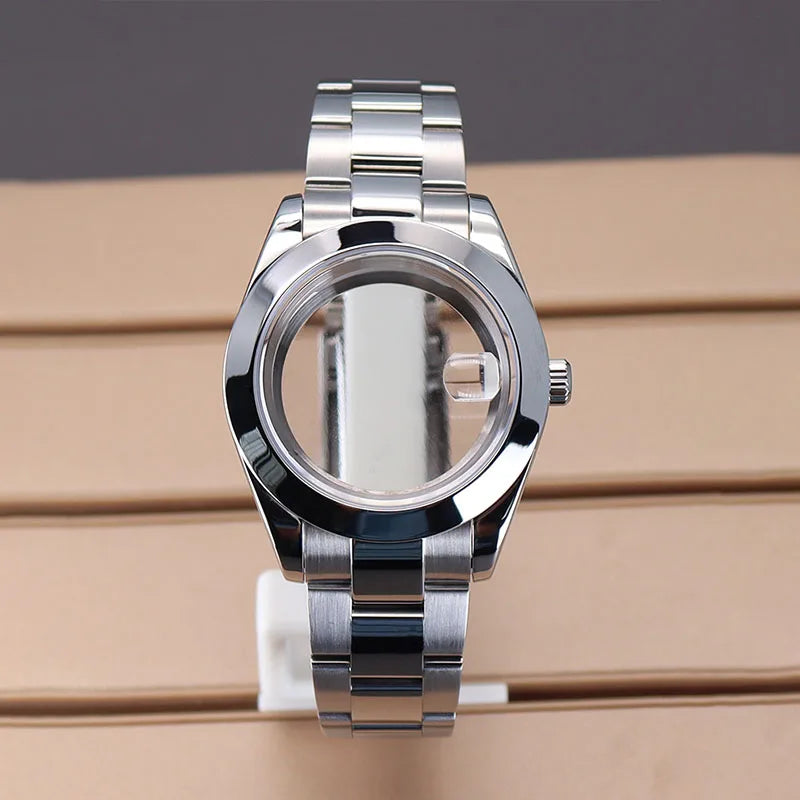 AIrKing Explorer Watch Case B03 36mm/39mm High Quality Sapphire Glass For Nh35 Nh36 NH34 NH38 Nh70 Miyota 8215 8295 Movement