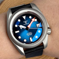 Raw Skx Watches P06A 40mm Frosted Field Watches NH35A Automatic Sapphire 20ATM