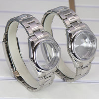 Oyster Perpetual B04 36mm 39mm Watch Case Bracelets Sapphire Glass Parts For Seiko nh35 nh36 Miyota 8215 8285 Movement