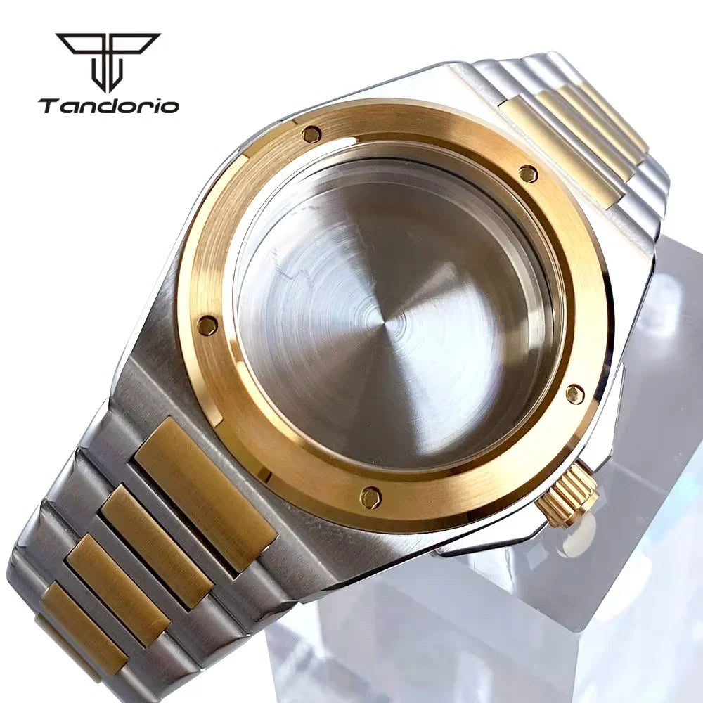 40mm Engineer Watch Case B02 Silver Pvd Black Rose Gold Two Tone GOLD Sapphire Fit NH34 NH35 NH36 ETA2824 PT5000