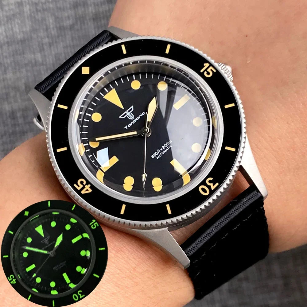 Fifty Fathom Watch D06A 40mm Retro Diver NH35 Automatic 20ATM Sapphire Lume Bezel