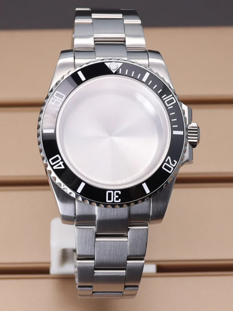 40mm Submariner Watch Case for Miyota 8215 TMI NH35 NH34 NH36 NH38 etc PT5000 SW200 ETA2824 SUB Mod Sapphire 10Bar