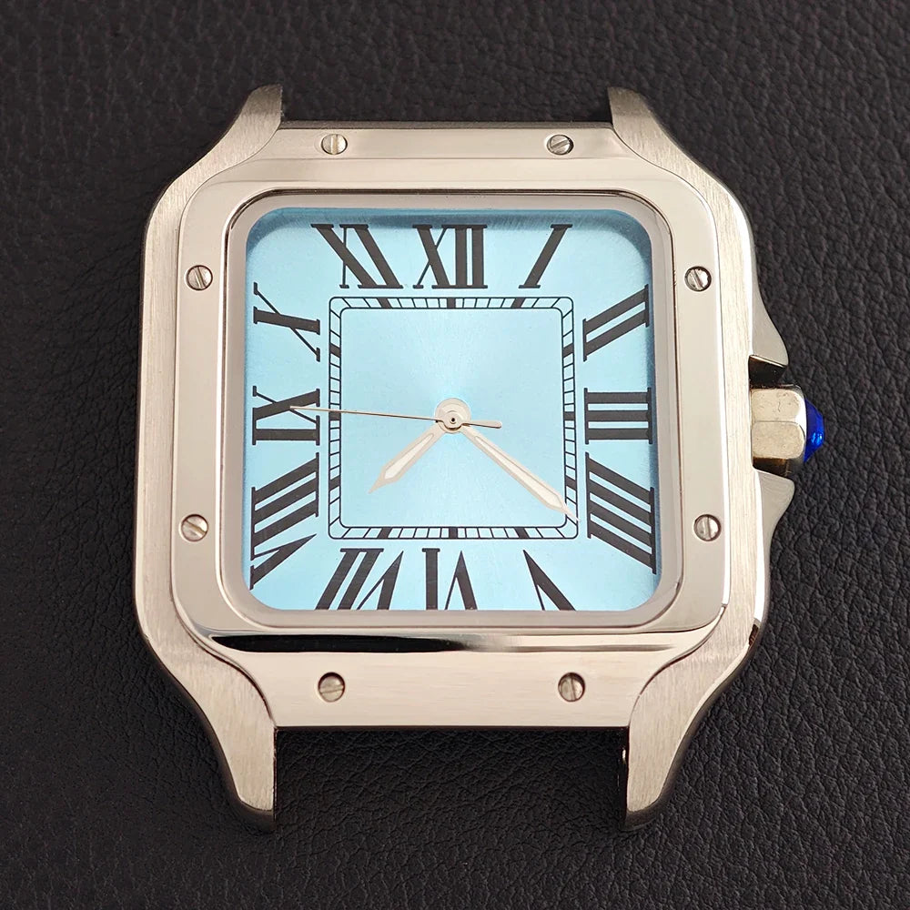 Santos Mod Watch B06A 38mm square watch Japan NH35 Automatic Roman dial 5ATM Sapphire