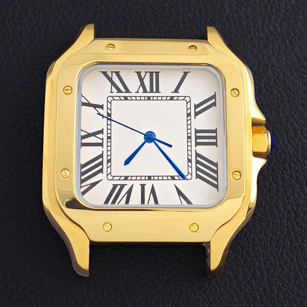Santos Mod Watch B06A 38mm square watch Japan NH35 Automatic Roman dial 5ATM Sapphire