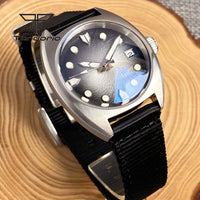 36mm Identity Crisis Mod P02 NH35 Automatic Watch Domed AR Sapphire 20Bar Customizable Pilot