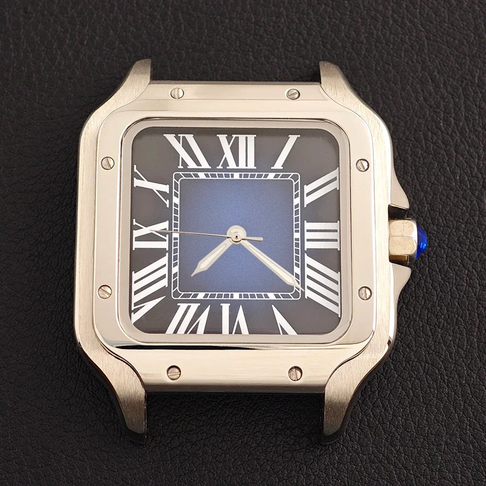 Santos Mod Watch B06A 38mm square watch Japan NH35 Automatic Roman dial 5ATM Sapphire