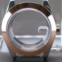 Two Toned Gold/ Rose Gold AIrKing Explorer Watch Case TB03 36mm/39mm High Quality Sapphire Glass For Nh35 Nh36 NH34 NH38 Nh70 Miyota 8215 8285 Movement