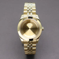 PVD Yellow Gold / Rose Gold AIrKing Explorer Watch Case GB03 36mm/39mm Sapphire For Nh35 Nh36 NH34 NH38 Nh70 Miyota 8215 8285 Movement