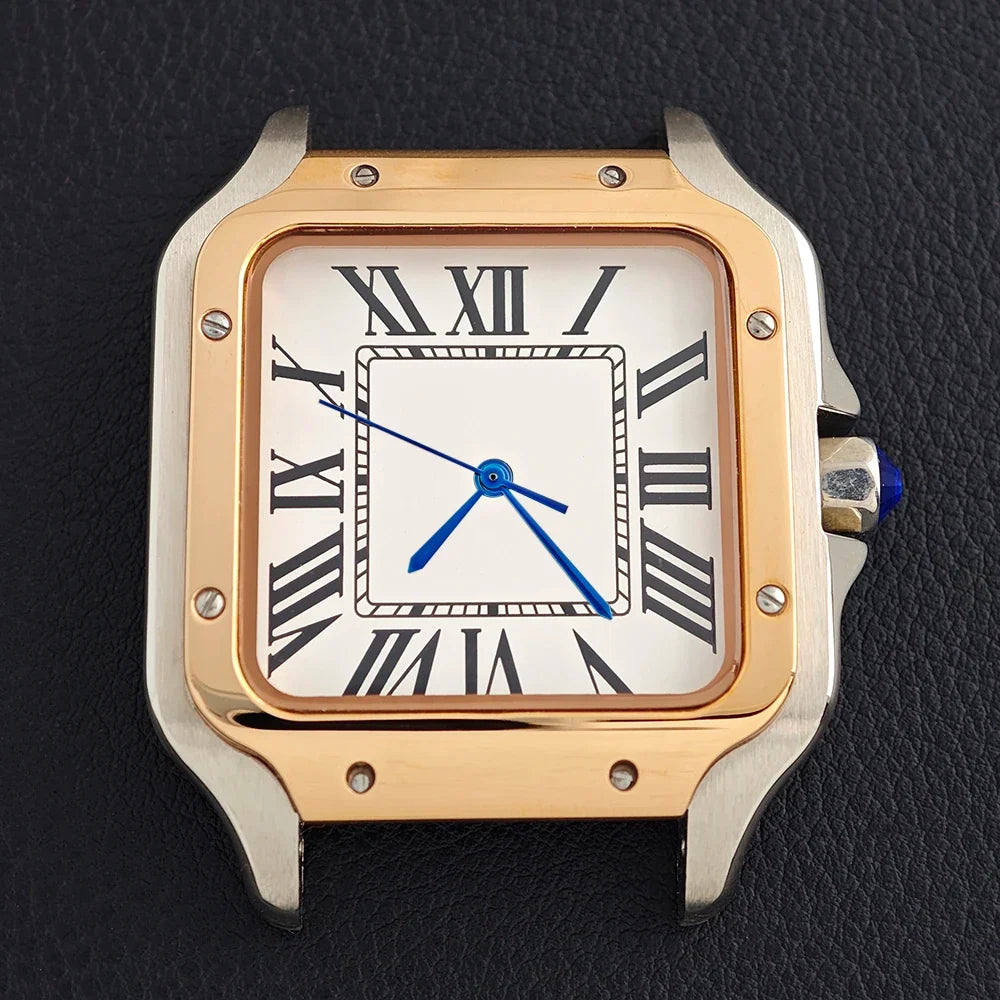 Santos Mod Watch B06A 38mm square watch Japan NH35 Automatic Roman dial 5ATM Sapphire