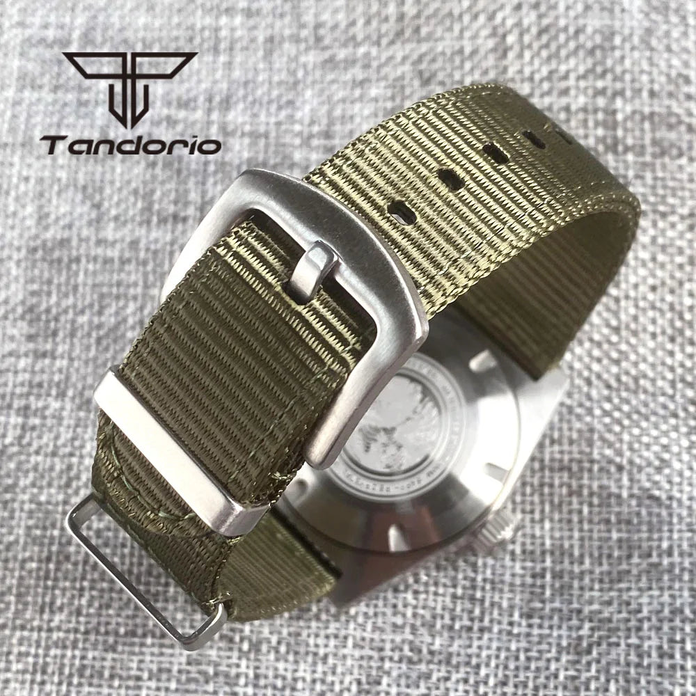 38mm U2 Field Watch P01 NH35A Automatic Watch Pilot MOP Dial 20BAR Brushed AR Sapphire Customizable Watch