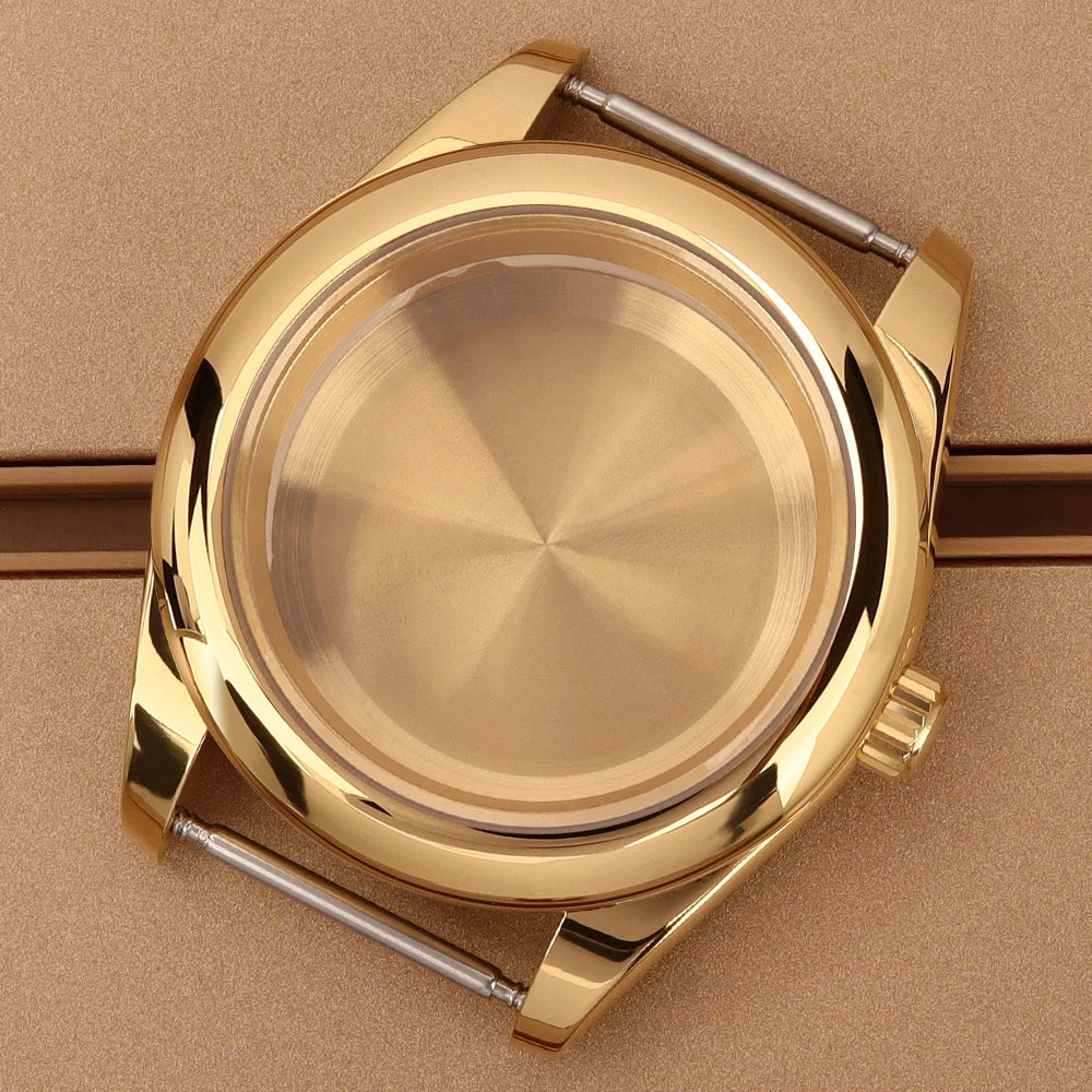 Oyster Perpetual Watch Case B04 36mm/39mm Sapphire f For NH35 NH36 NH38 4R36 Miyota 8215 8285Movement Gold Rose Two Tone Silver