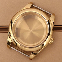 Oyster Perpetual Watch Case B04 36mm/39mm Sapphire f For NH35 NH36 NH38 4R36 Miyota 8215 8285Movement Gold Rose Two Tone Silver