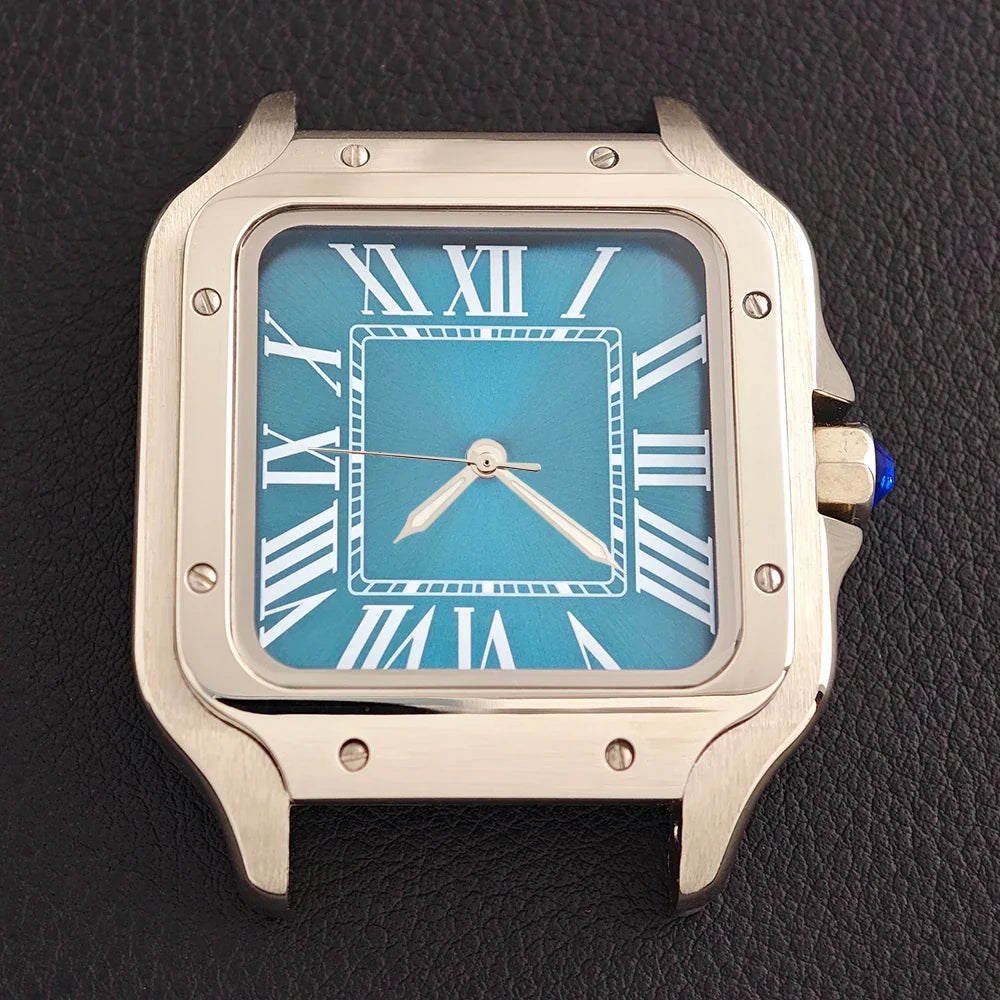 Santos Mod Watch B06A 38mm square watch Japan NH35 Automatic Roman dial 5ATM Sapphire