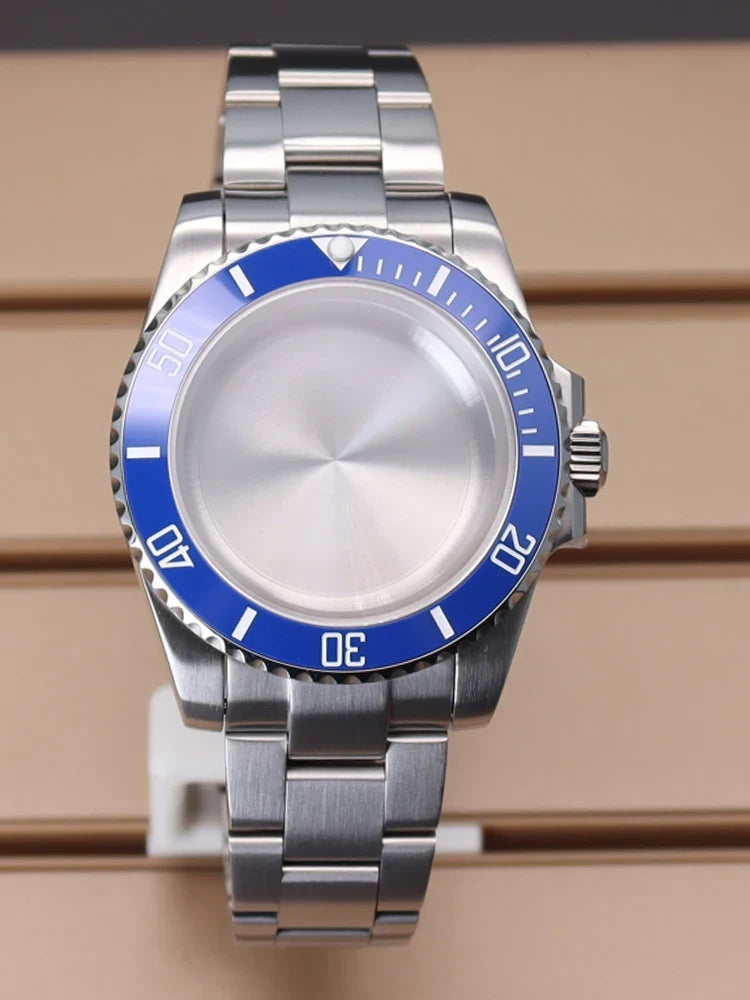 40mm Submariner Watch Case for Miyota 8215 TMI NH35 NH34 NH36 NH38 etc PT5000 SW200 ETA2824 SUB Mod Sapphire 10Bar