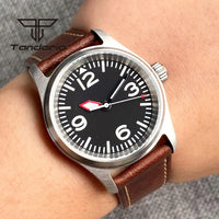 36mm Pilot Watch P03B PT5000 NH35A Automatic Movement Sapphire Customizable