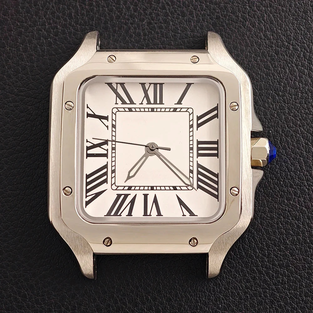 Santos Mod Watch B06A 38mm square watch Japan NH35 Automatic Roman dial 5ATM Sapphire