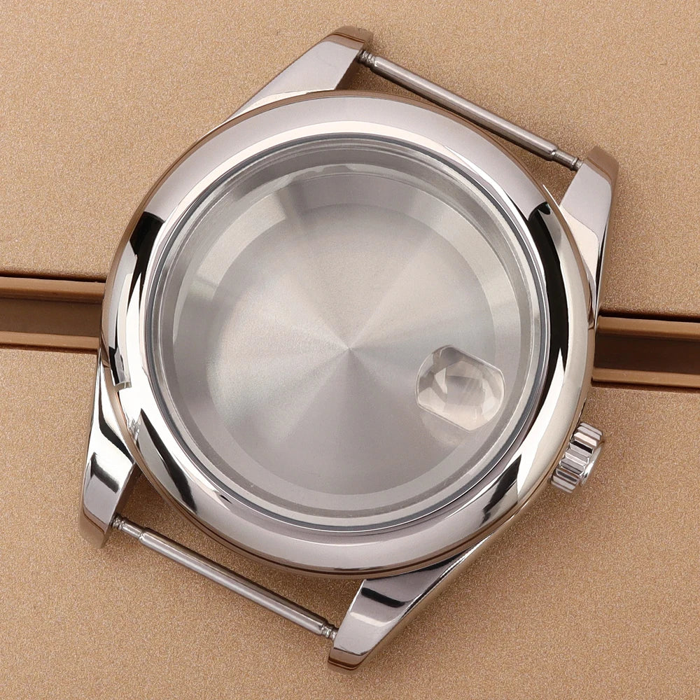 Oyster Perpetual Watch Case B04 36mm/39mm Sapphire f For NH35 NH36 NH38 4R36 Miyota 8215 8285Movement Gold Rose Two Tone Silver