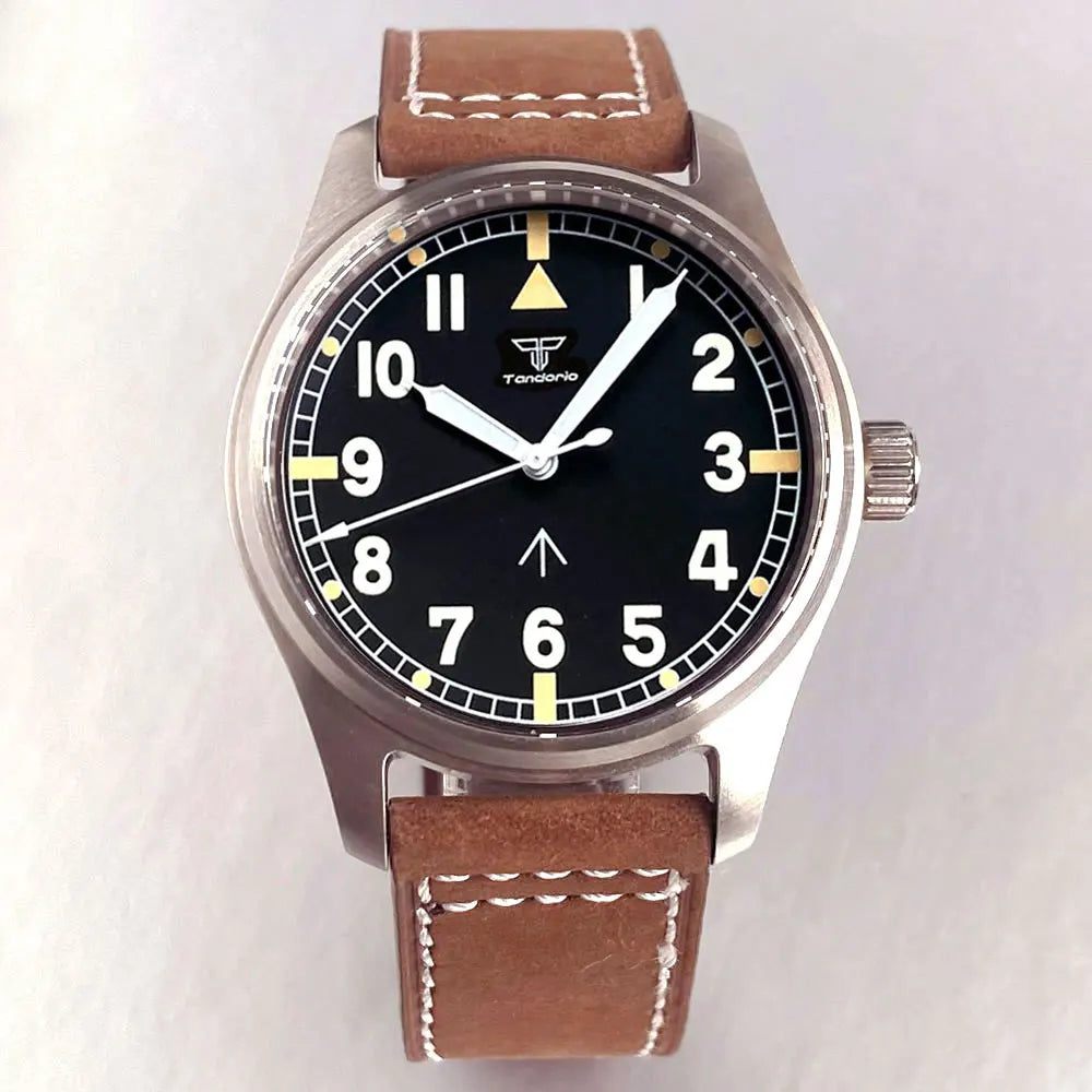 39mm Pilot Aviator Watch P04A Miyota8215 Automatic 20BAR Sapphire Crystal
