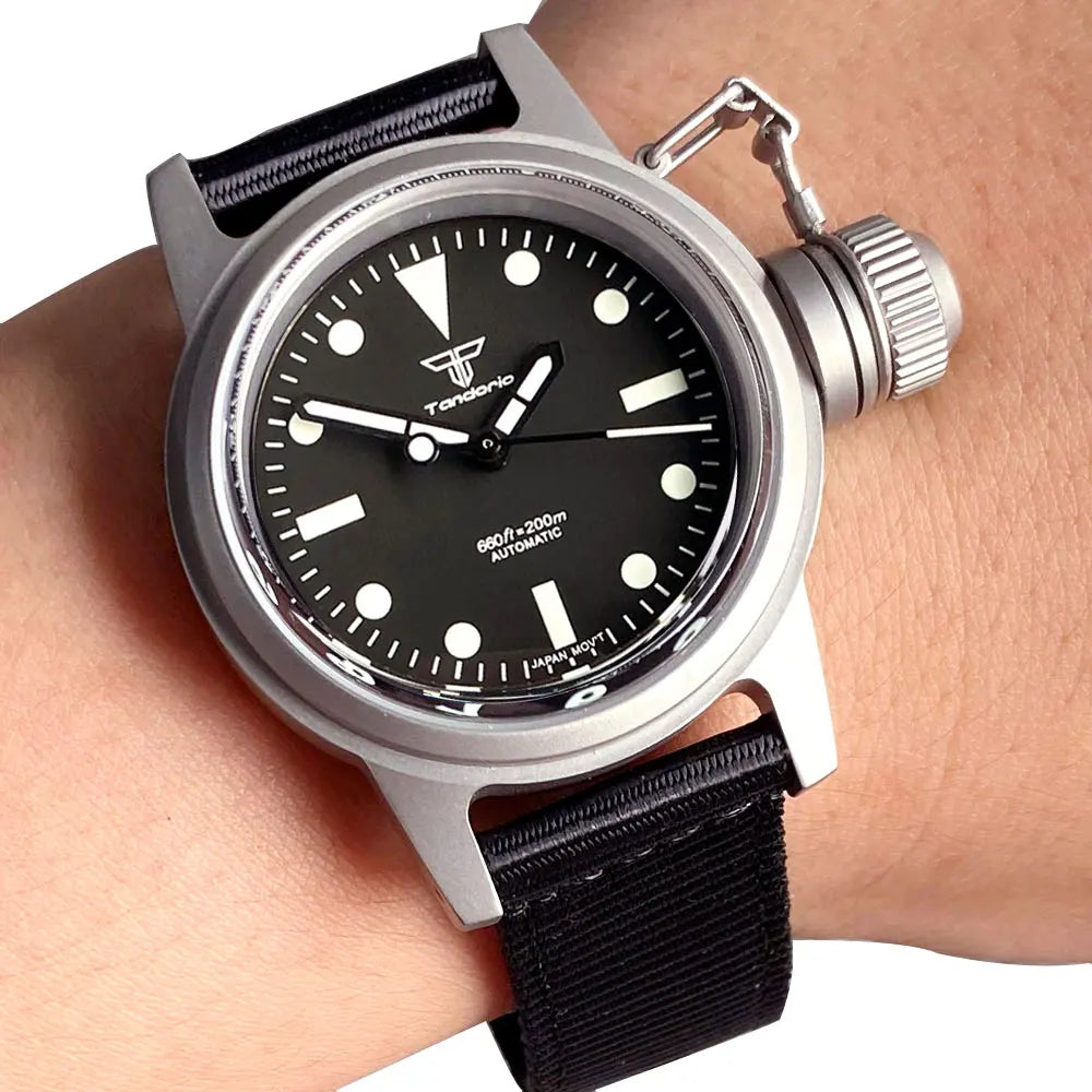 Frogman Watch P05A 200M Waterproof 36mmSandblast NH35/PT5000 Automatic double domed Sapphire