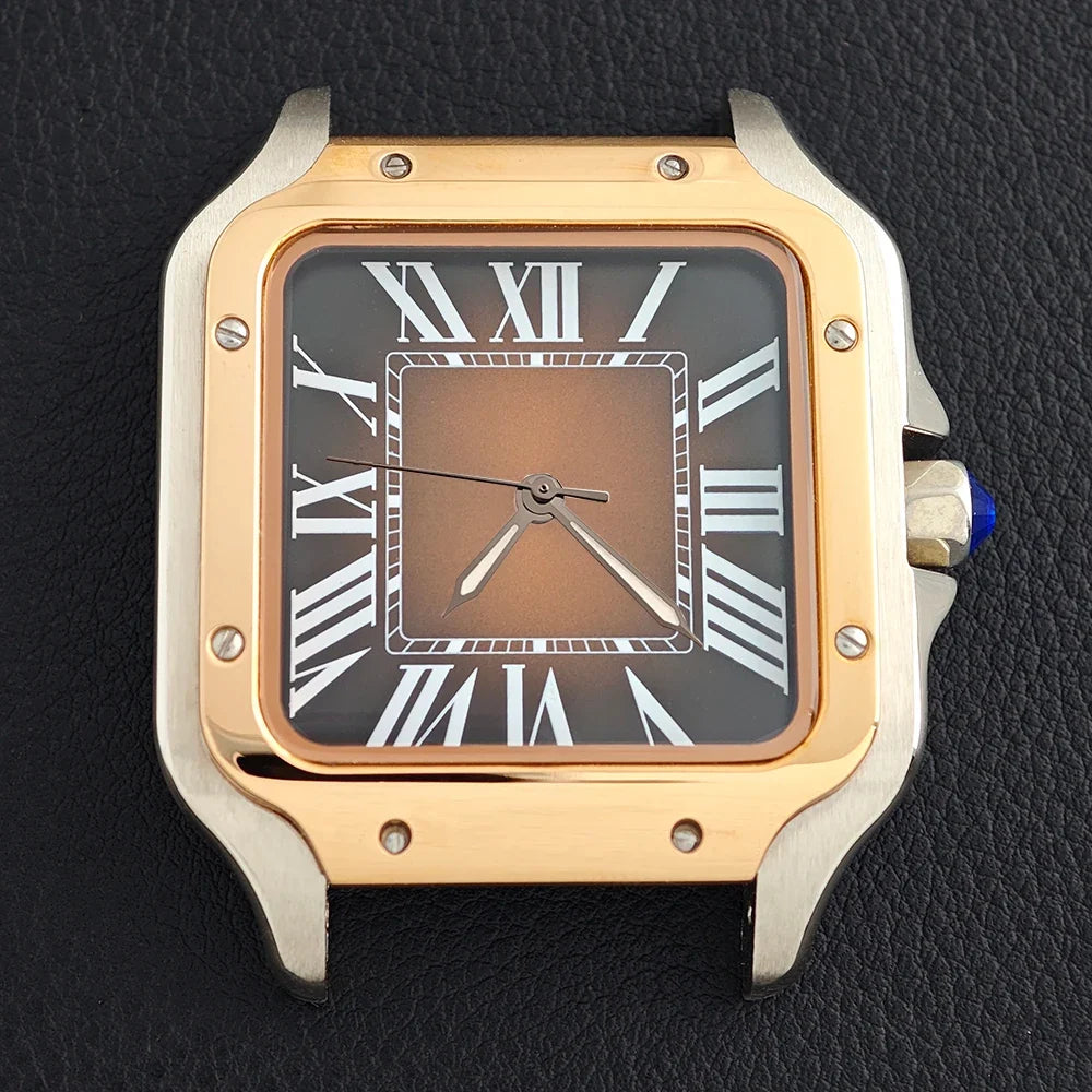 Santos Mod Watch B06A 38mm square watch Japan NH35 Automatic Roman dial 5ATM Sapphire