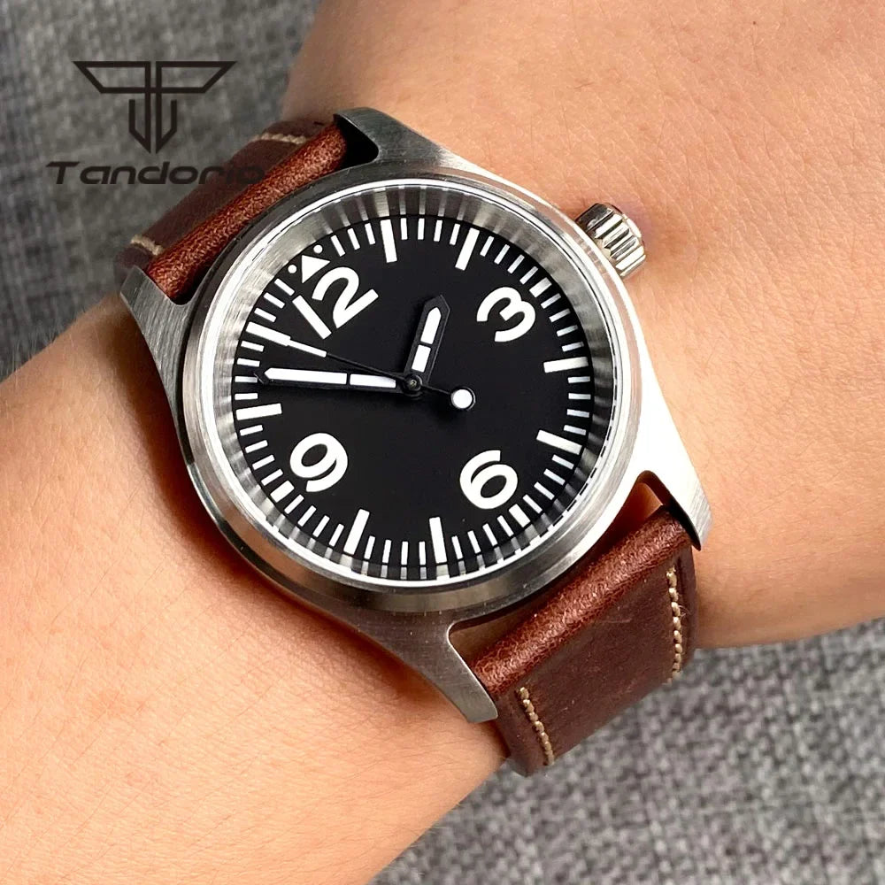 36mm Pilot Watch P03B PT5000 NH35A Automatic Movement Sapphire Customizable