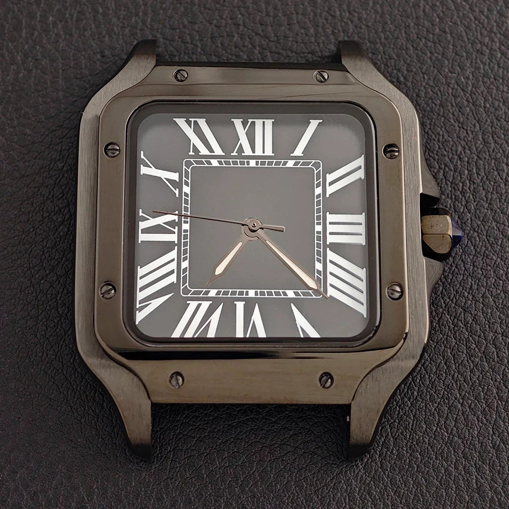 Santos Mod Watch B06A 38mm square watch Japan NH35 Automatic Roman dial 5ATM Sapphire