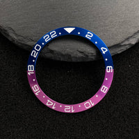 38mm x 30.5mm bezel insert for Submariner GMT Master Yacht-Master Mods