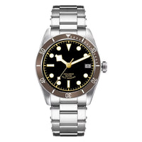 BB58 Watch Mod D07A 39mm Retro Diver Sapphire Crystal 200M Water-Resistant