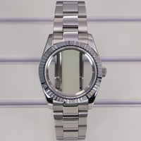 DateJust Watch Case B01 36mm/39mm Fluted Bezel Solid 316L Steel Strap For Seiko NH34 NH35 NH36/38 Miyota 8215 8285Movement