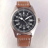 39mm Pilot Aviator Watch P04A Miyota8215 Automatic 20BAR Sapphire Crystal