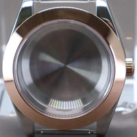 Two Toned Gold/ Rose Gold AIrKing Explorer Watch Case TB03 36mm/39mm High Quality Sapphire Glass For Nh35 Nh36 NH34 NH38 Nh70 Miyota 8215 8285 Movement
