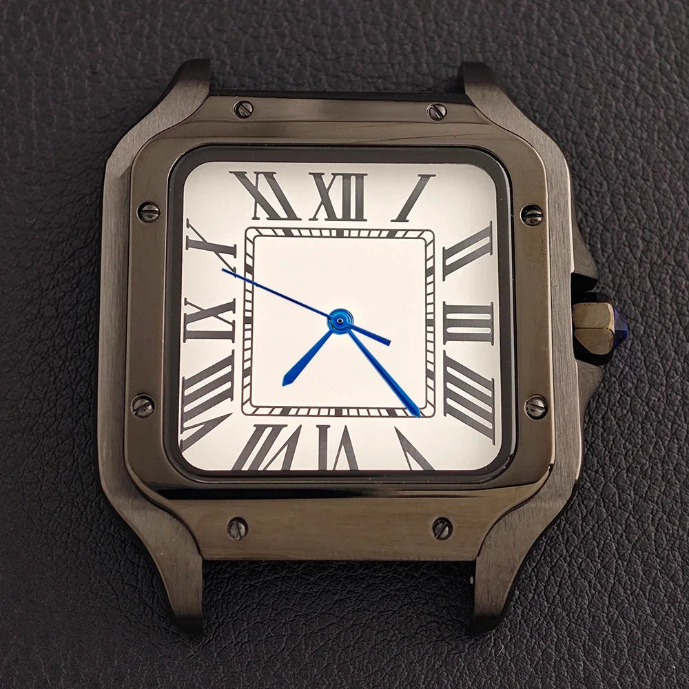 Santos Mod Watch B06A 38mm square watch Japan NH35 Automatic Roman dial 5ATM Sapphire