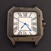 Santos Mod Watch B06A 38mm square watch Japan NH35 Automatic Roman dial 5ATM Sapphire