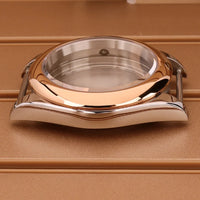 Oyster Perpetual Watch Case B04 36mm/39mm Sapphire f For NH35 NH36 NH38 4R36 Miyota 8215 8285Movement Gold Rose Two Tone Silver
