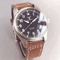 39mm Pilot Aviator Watch P04A Miyota8215 Automatic 20BAR Sapphire Crystal