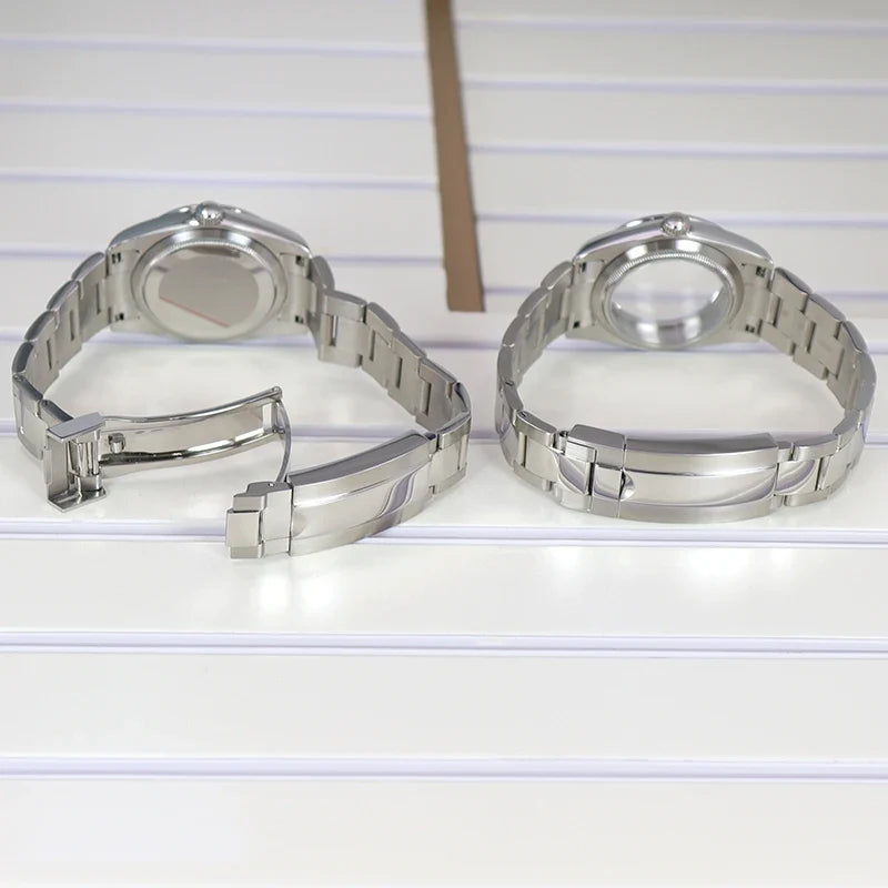 Oyster Perpetual B04 36mm 39mm Watch Case Bracelets Sapphire Glass Parts For Seiko nh35 nh36 Miyota 8215 8285 Movement