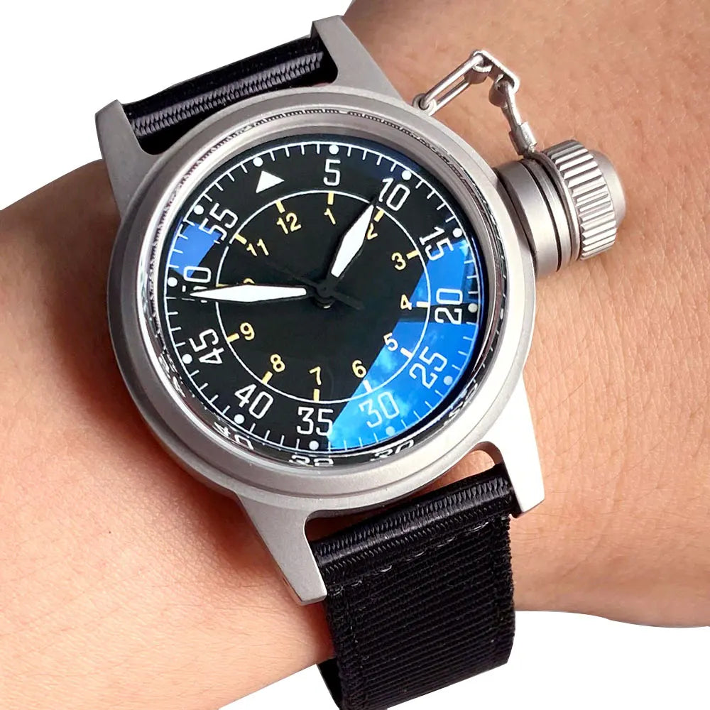 Frogman Watch P05A 200M Waterproof 36mmSandblast NH35/PT5000 Automatic double domed Sapphire