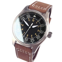 39mm Pilot Aviator Watch P04A Miyota8215 Automatic 20BAR Sapphire Crystal