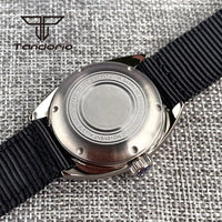 36mm Identity Crisis Mod P02 NH35 Automatic Watch Domed AR Sapphire 20Bar Customizable Pilot