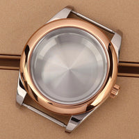 Oyster Perpetual Watch Case B04 36mm/39mm Sapphire f For NH35 NH36 NH38 4R36 Miyota 8215 8285Movement Gold Rose Two Tone Silver